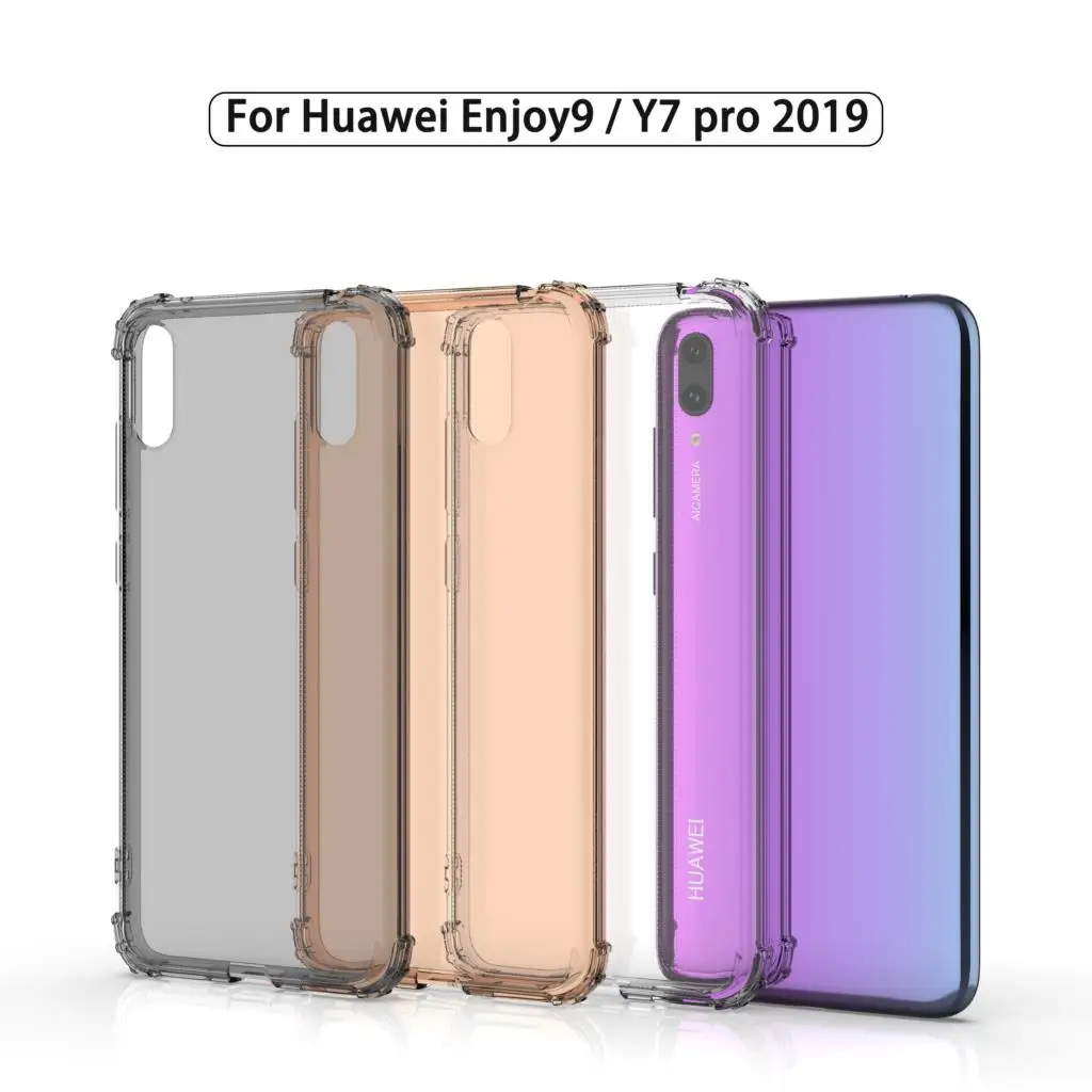 Супер Противоударный защитный чехол для Huawei Y7 Pro 2019 из ТПУ полный Honor 7C 7A Y6 Prime Y5 2018
