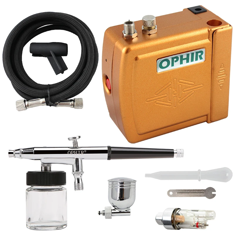 Комплект компрессора Airbrush OPHIR DC 12 В 0 3 мм комплект аэрографа двойного действия с