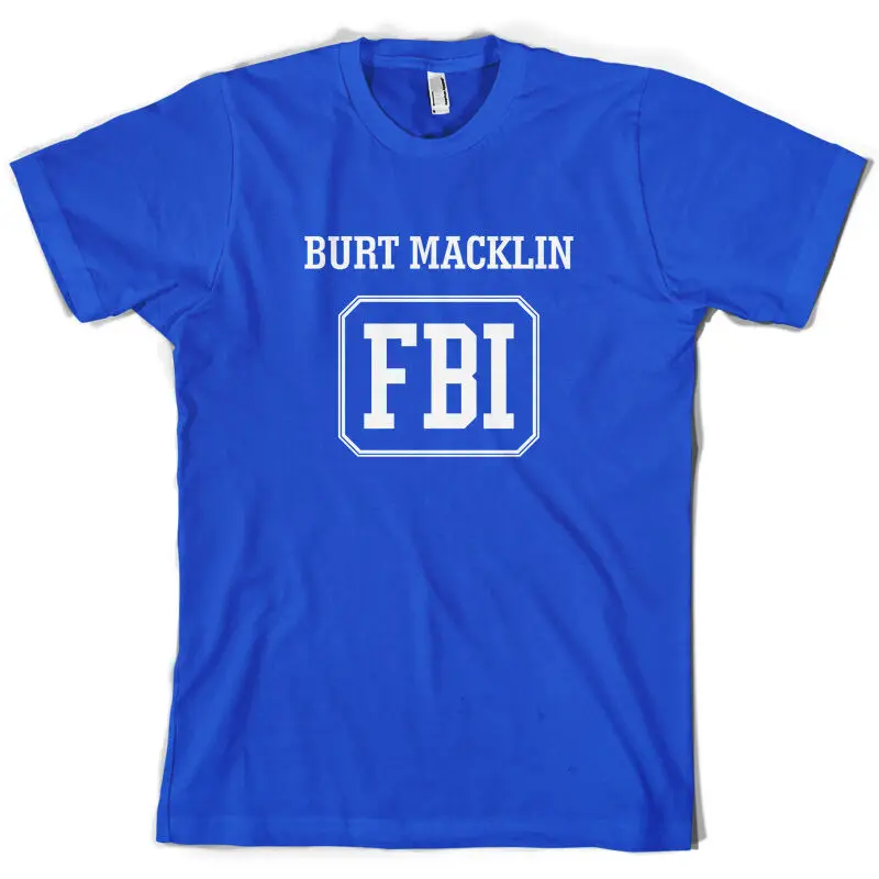 Burt Macklin FBI Мужская футболка 10 цветов Смешные сериалы Комедия|Мужские футболки| |