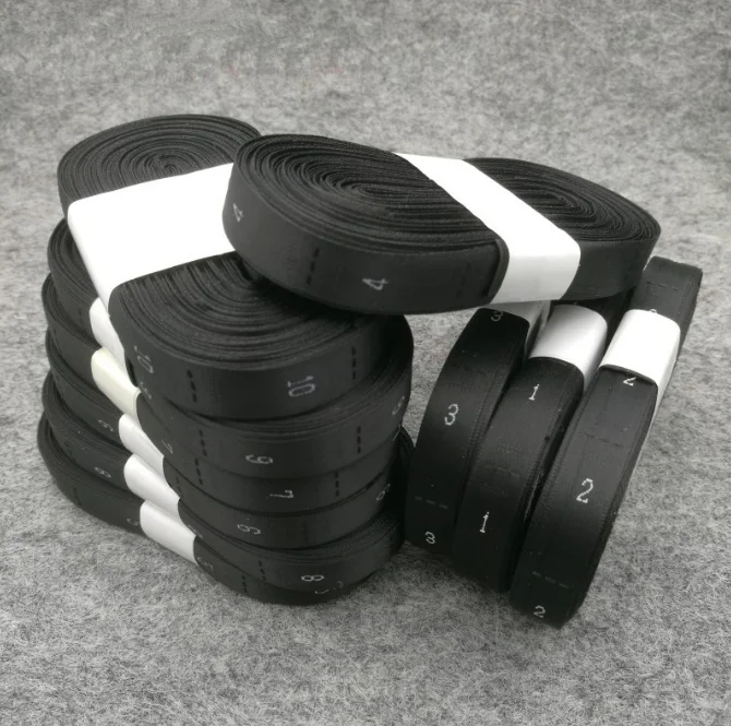 

500pcs 41-90 sizes labels for clothes black white tags garment size sewing labels number tags size labels sewing labels LB-021-4