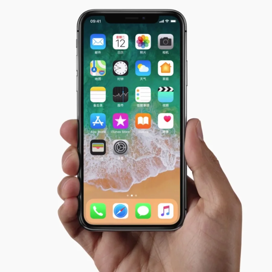 Разблокированный мобильный телефон Apple iPhone X с шестиядерным процессором, 256 ГБ/64 Гб ПЗУ, 3 ГБ ОЗУ, двойная задняя камера 12 МП, 5,8 дюйма, 4G, LTE, смартфон