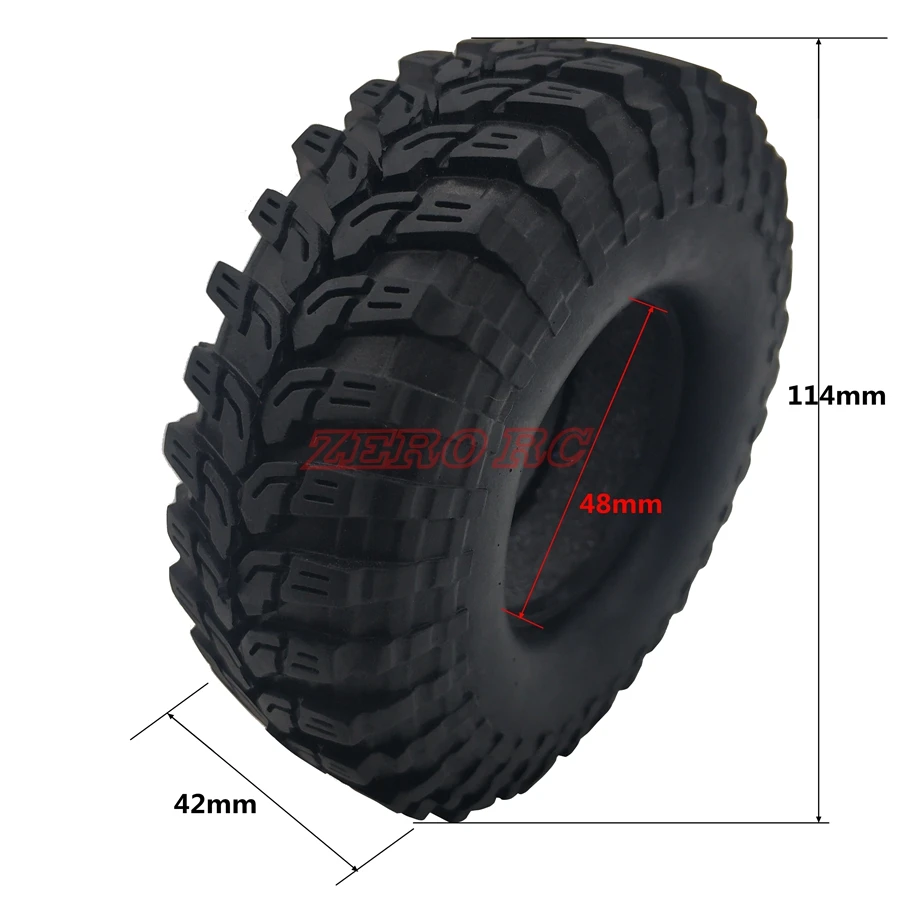 4 шт. 1 9 дюйма мягкая резиновая вставка из пены для шин ROCK 114 мм шины 1/10 RC Crawler Car RC4WD