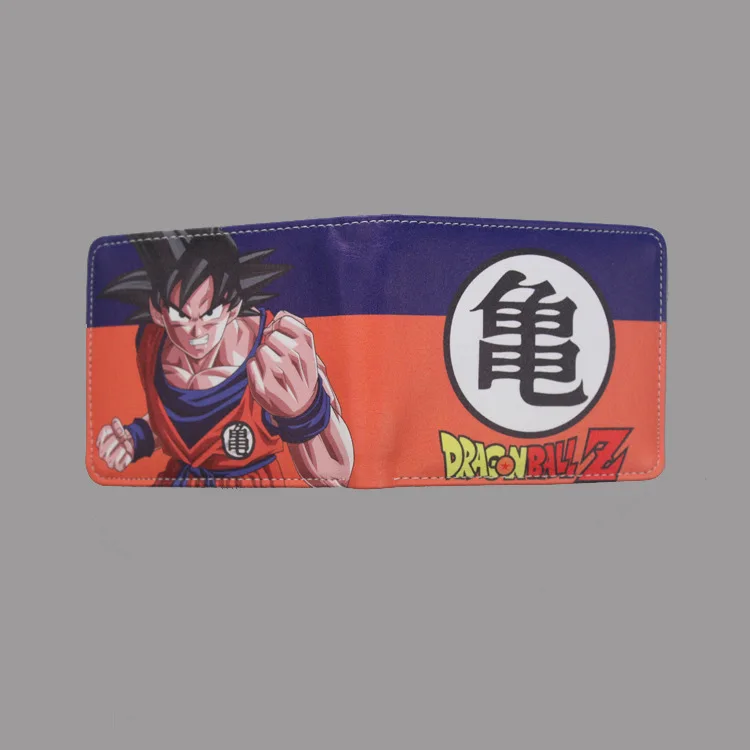 Новое прибытие высокого качества с рисунком аниме кошельки Dragonball кошелек короткие ПУ складной кошельки Кредитная карта кошельки - Цвет: As the picture