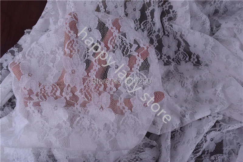 

5Yards wide 150CM flower design stretch lace fabric for diy ,21 colors