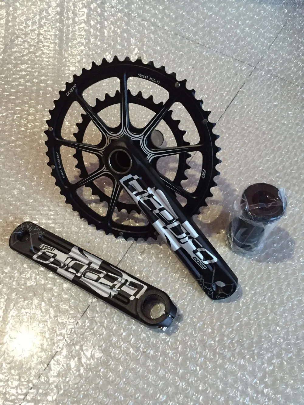 Litepro CNC BMX дорожный велосипед AIO EDGE полый двойной цепной шатун AL7075 T65 Кривошип 170 мм