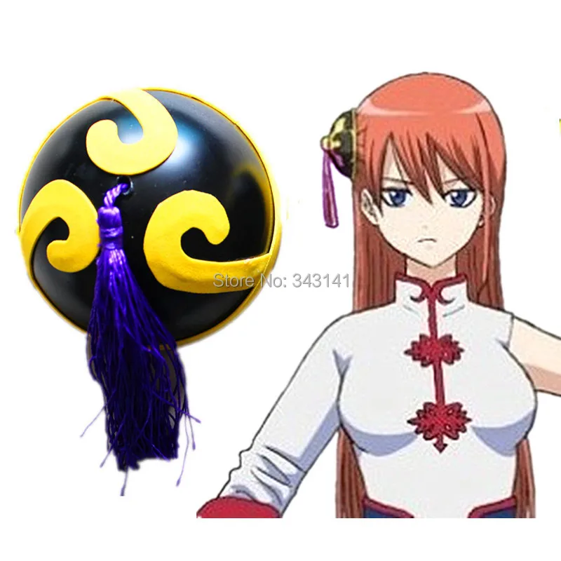Gintama kagura in filme костюмы для косплея белый Чонсам японское аниме одежда GINTAMA