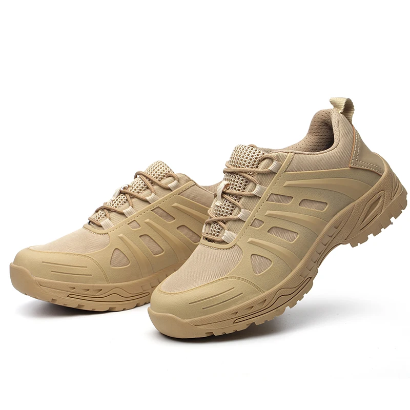 Мужские летние ботинки армейские с защитой от проколов и стальным мысом|Защитная