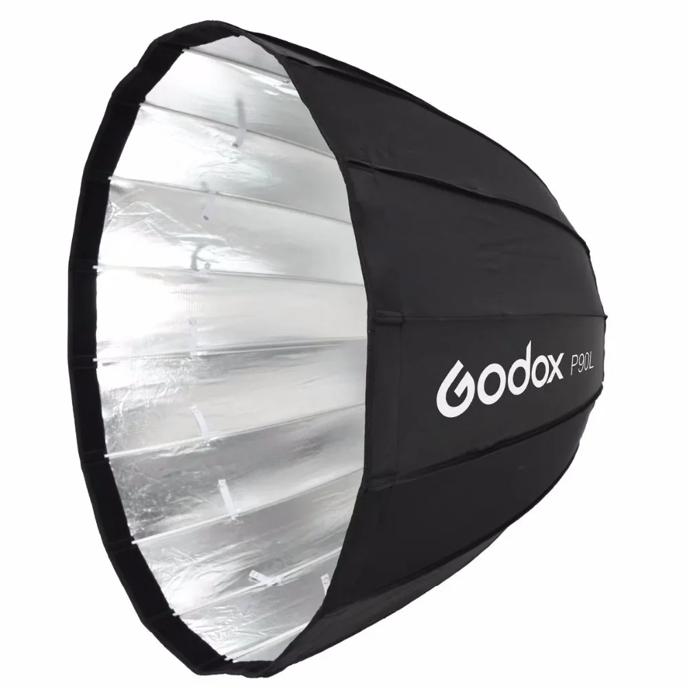 Godox портативный P120L 120 см Глубокий параболический софтбокс Bowens Mount Studio Flash Speedlite