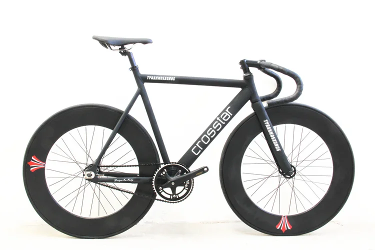 Crosstar Tyrans T2 Fixed Gear Bike Urban Track Fixie Carbon Fiber Fork Commute 90mm road bike fixie bicycle bicicleta | Спорт и