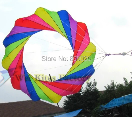 

free shipping high quality 2m kite windsocks soft Kite outdoor toys power kite wei kite factory nylon ripstop print kitesurfing