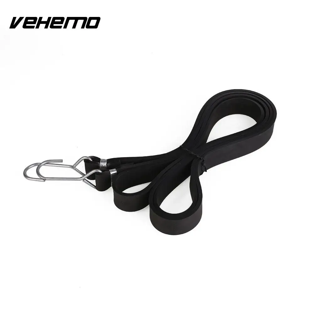 

2m Heavy Duty Rubber Tarp Straps Bungee Elastic Hook For Bike Motorcycle