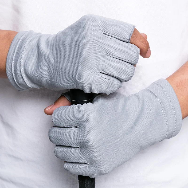 Realby Лето пальцев для вождения Прихватки мангала мужской тонкий солнцезащитный