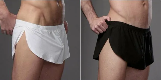 Мужские брендовые пикантные шорты-боксеры летние шорты для сна размеры S M L |