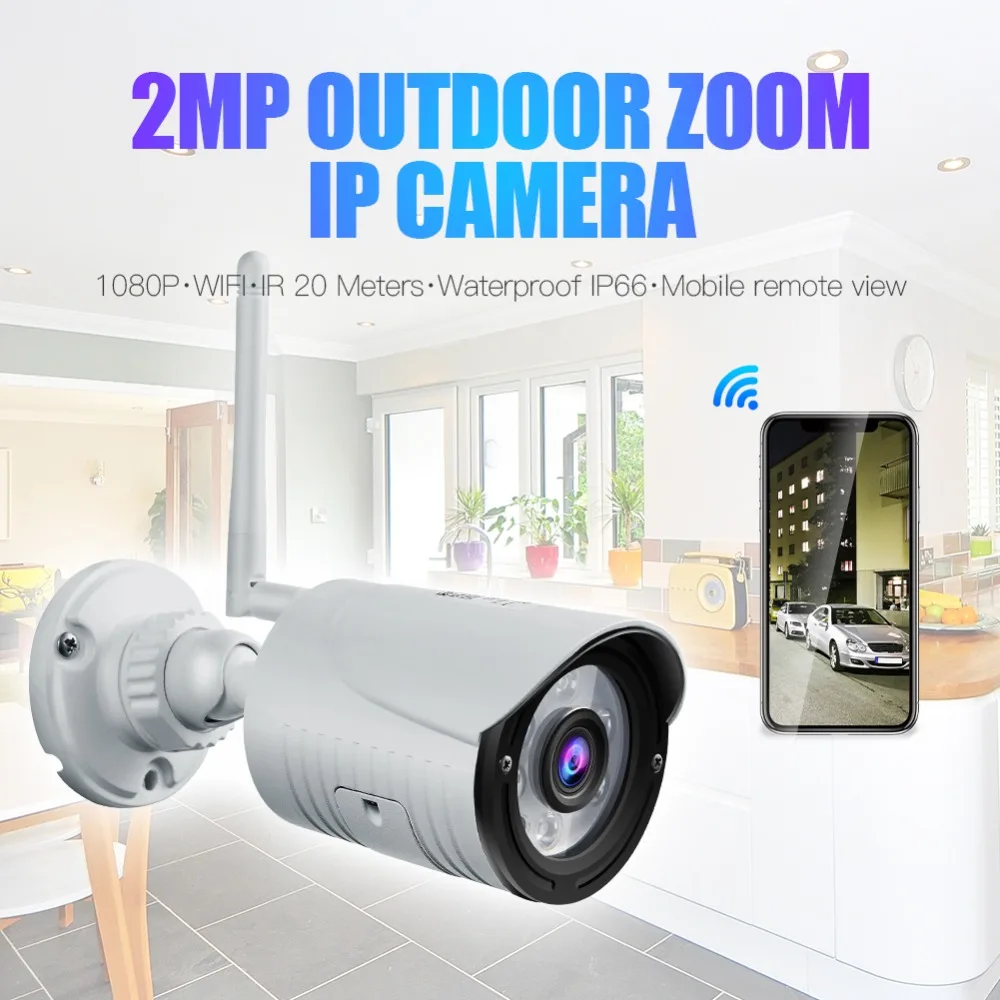 Wanscam K22 1080P WiFi IP камера наружная P2P Беспроводная сеть видеонаблюдения 2.0MP IR