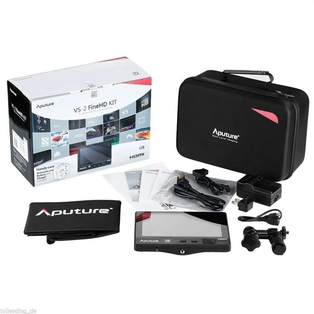 Aputure VS-2 FineHD lcd полевой Цифровой монитор 7 дюймов HD V-screen VS-2 FineHD для видеокамера регистратор DSLR