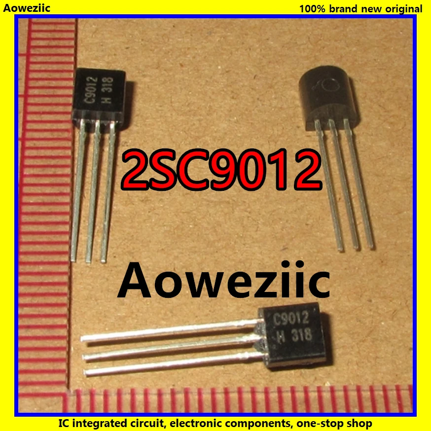 

50 шт./лот 2SC9012 C9012 TO-92 NPN 0,5 а/40 в силовой транзистор, новый оригинальный товар