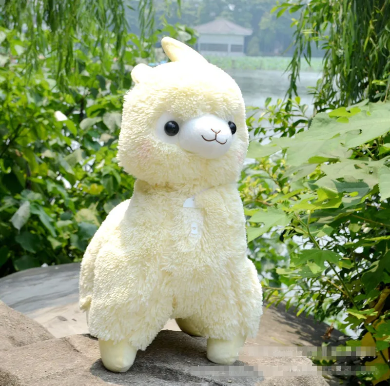 Большой размер 45 см, японские мягкие игрушки Alpacasso, куклы, Kawaii, овечки, альпака, плюшевые игрушки, гигантские мягкие игрушки, игрушки для детей, рождественские подарки
