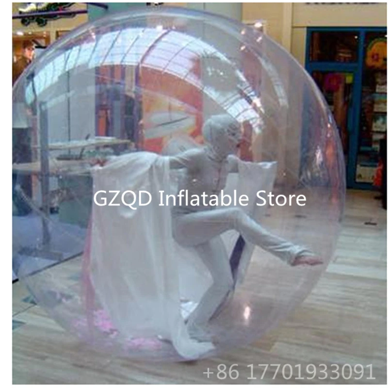 Summer Hot Selling Roll Inside Inflatable Water Walking Ball Inflatable Human Zorb Hamster Balloon Running Water Bubble Ball