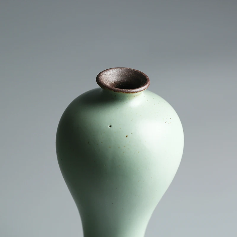 Керамическая ваза для дома в китайском стиле грубая керамика фарфоровая мини