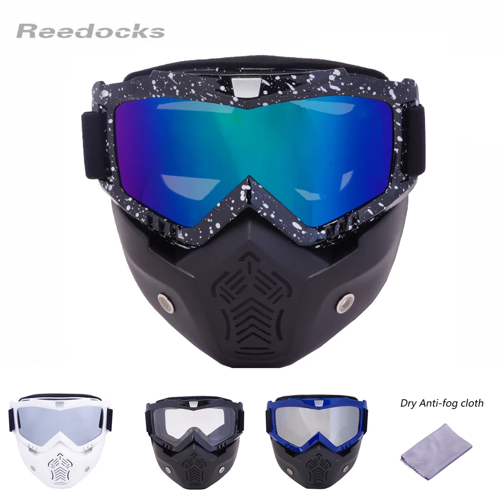 REEDOCKS новые противотуманные лыжные очки Съемный модульный фильтр для рта