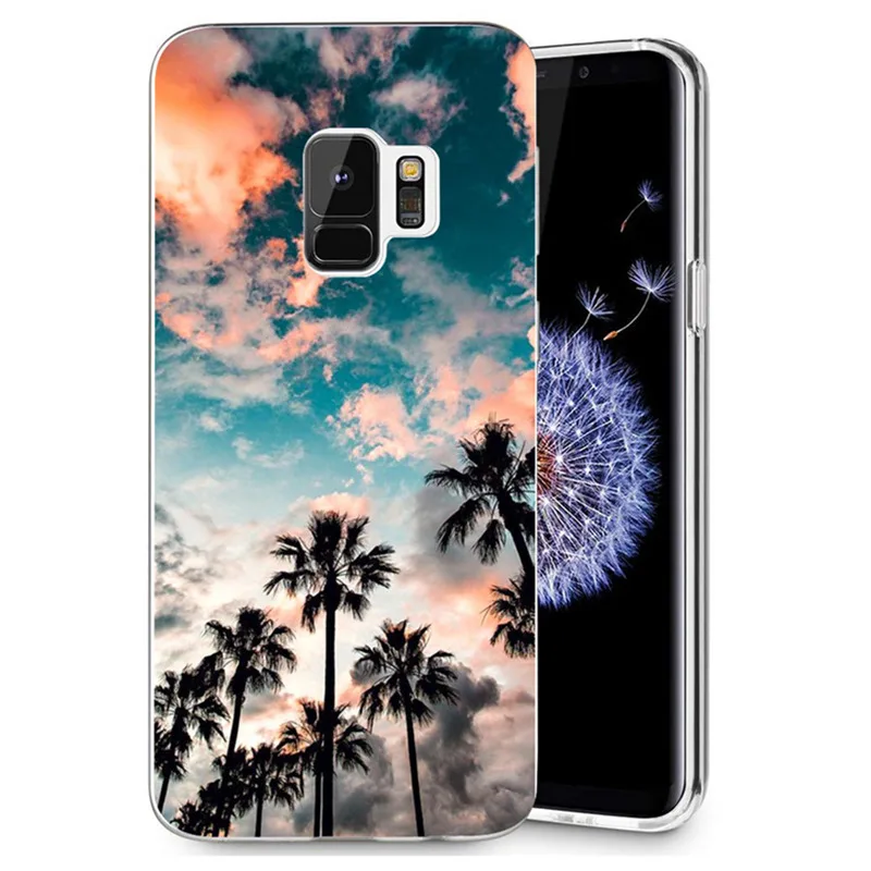 Coque для samsung Galaxy S3 S9 S9Plus S8 плюс S7 edge Note 8 термополиуретановый дизайнерский