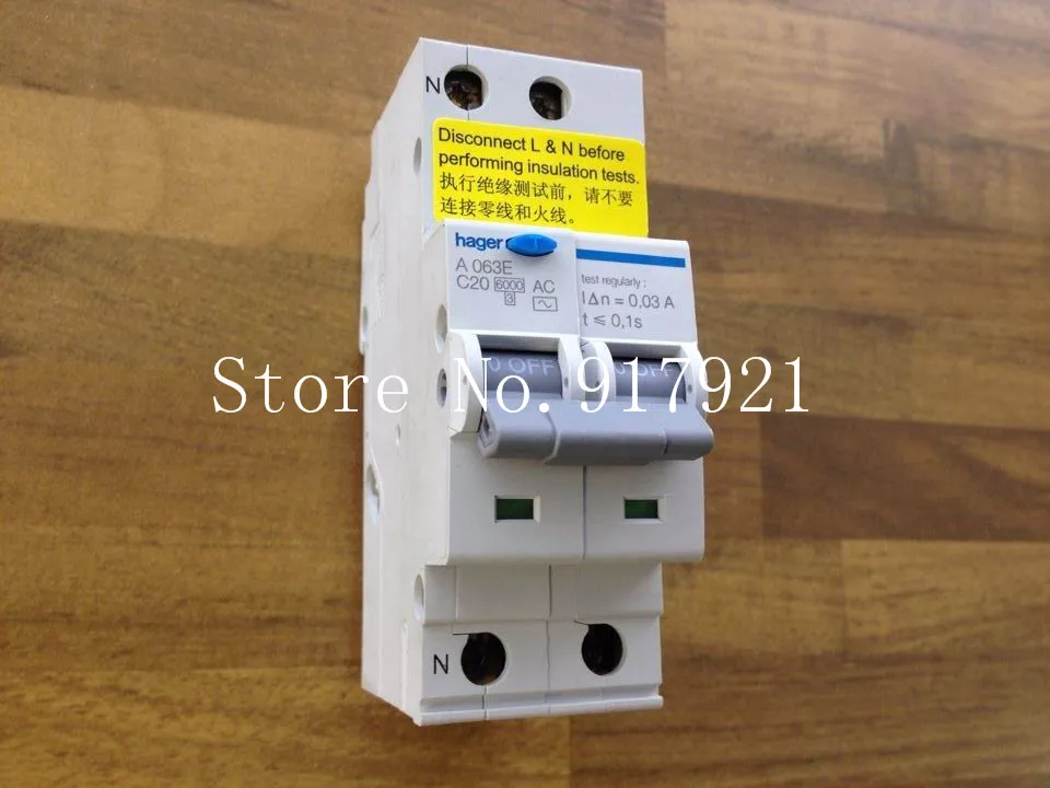 

[ZOB] (store) original authentic French ORIGINAL A063E 2P20A Hagrid leakage electronic protective circuit breaker --5pcs/lot