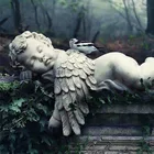 YUMEART алмазная живопись Крылья ангела, мозаика, алмазная вышивка, полная квадратная вышивка крест с ангелами Stitch, домашний декор, художественные изделия