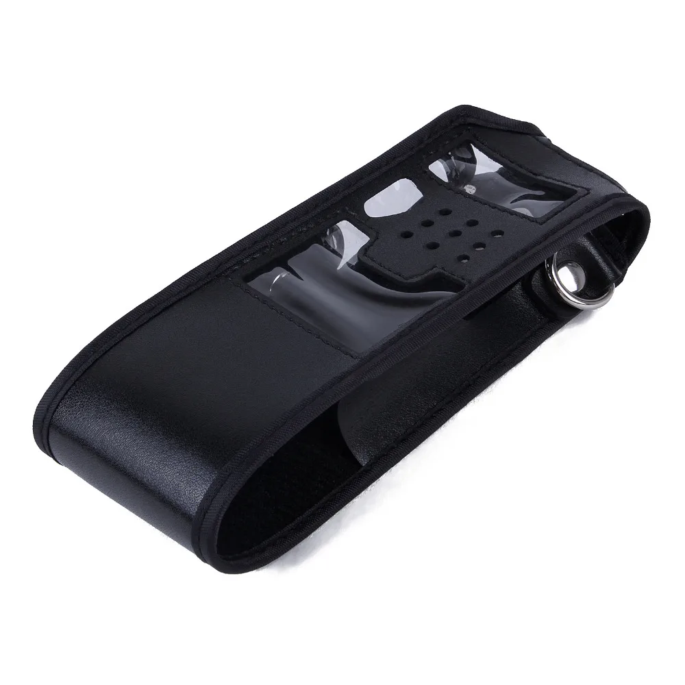 Удлиненный кожаный мягкий чехол-Кобура LASAM для Baofeng UV-5R 3800 мАч двухстороннее радио
