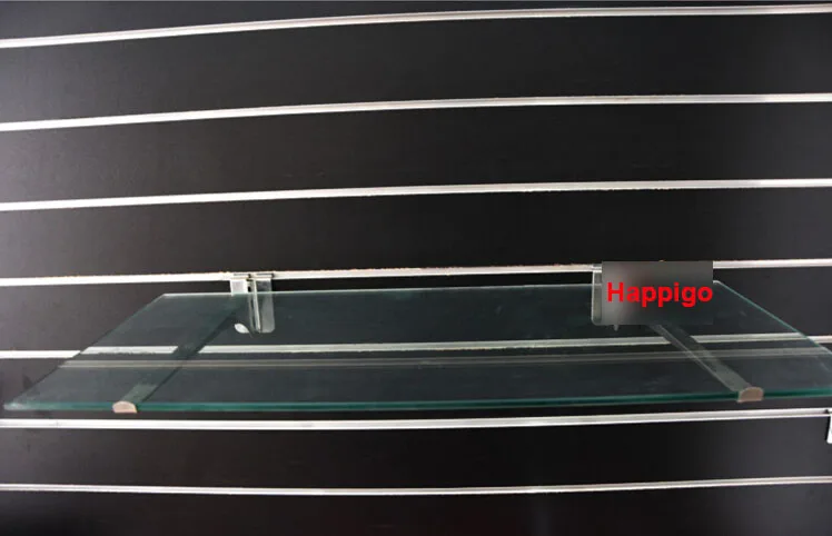 

AA rails wardrobe accessory glass shelf stainless steel support bracket Slot Plate glass wooden board partition Bracket holder