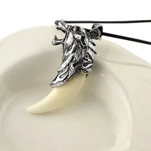 Мужское ожерелье из титановой стали|wolf tooth|pendant jewelrywolf tooth necklace |