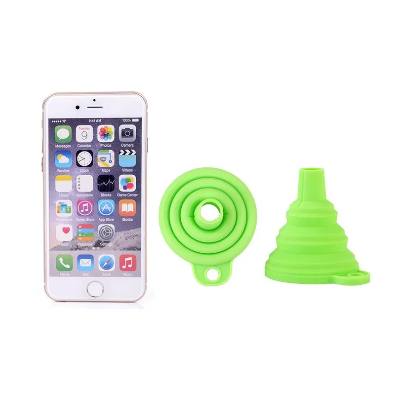 Конфеты Цвет силиконовая складная телескопическая удочка длинная шея Воронка