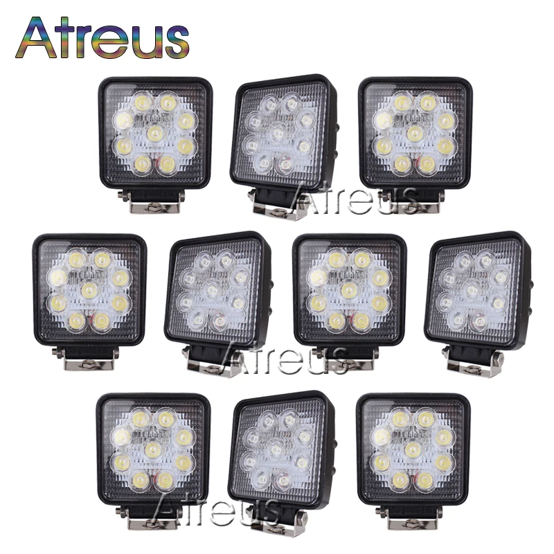 Atreus 10 шт. 4-дюймовый 27В с высоким уровнем Мощность 9X 3 Вт квадратный светодиодный