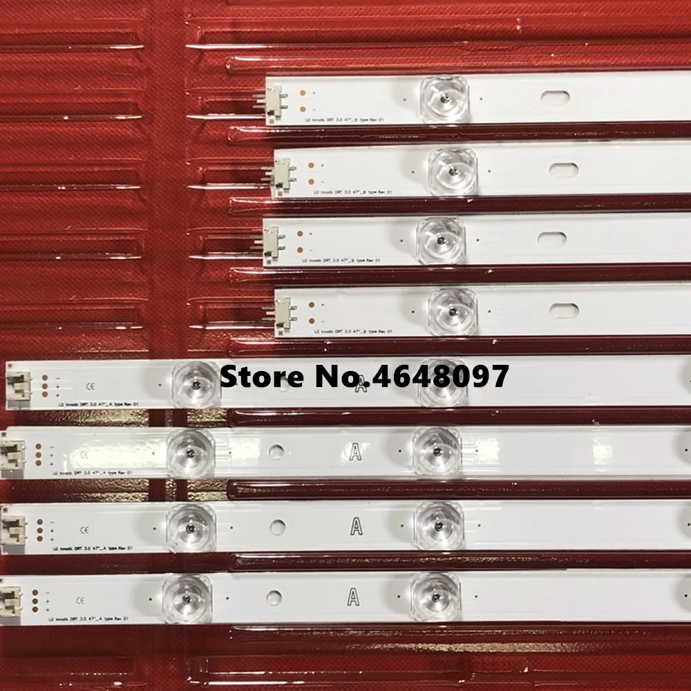98cm LED Backlight Lamp strip 9 leds For LG 47&quot TV innotek DRT 3.0 47LB6300 47GB6500 47LB652V 47lb650v LC470DUH 47LB5610 | Освещение