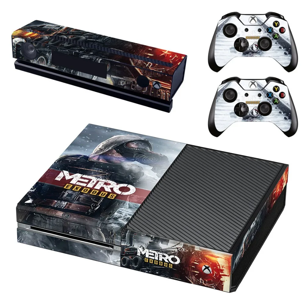 New Skin Sticker Decal For Xbox One Console and Kinect 2 Controllers Vinyl - Metro Exodus | Электроника