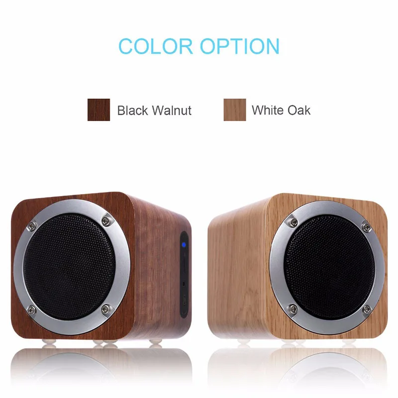 fashion Retro wood bluetooth speaker wooden square radio FM vibro woofer boombox caixa de som portatil altavoz alto falante | Электроника