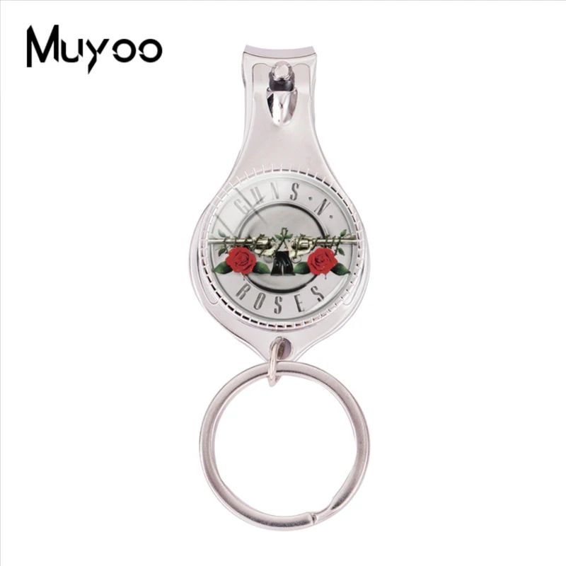 Модные машинки для стрижки ногтей 2018 с логотипом Guns N Roses|Брелоки| |