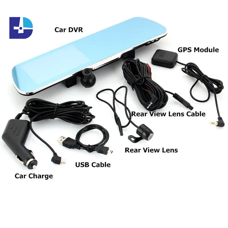 2016 Обновление 5.0 дюймов android сенсорный зеркало заднего вида автомобиля камера gps