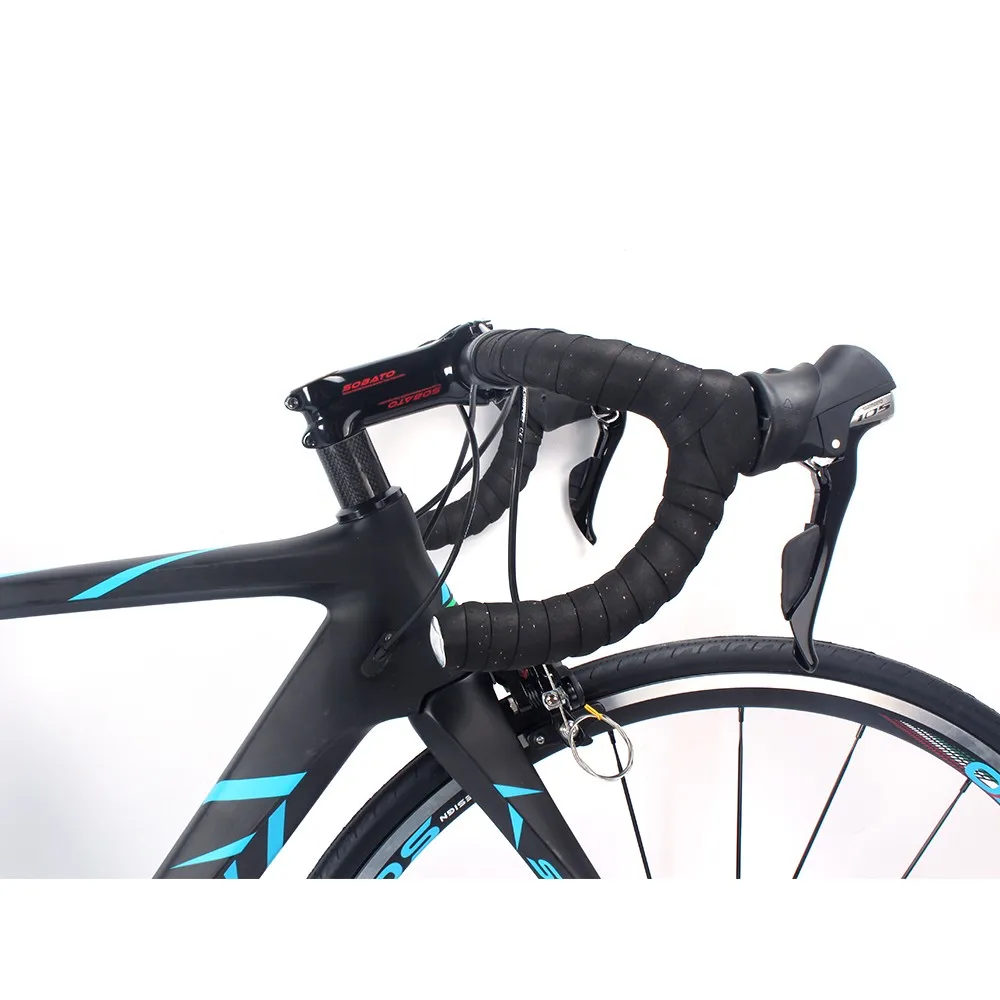SOBATO Size 48CM 2*11 spped Toray Full Carbon Road Bike with alloy wheelset 50mm Racing TT road bike 700C | Спорт и развлечения