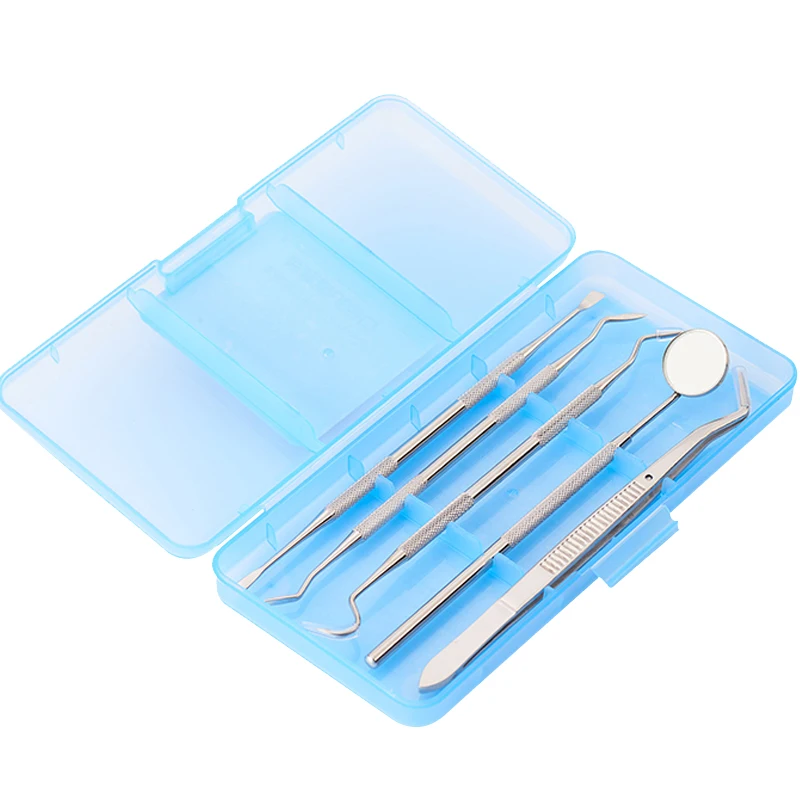 5 шт./компл. стоматологические лупы зеркальный серповидный скалер зубной шпатель