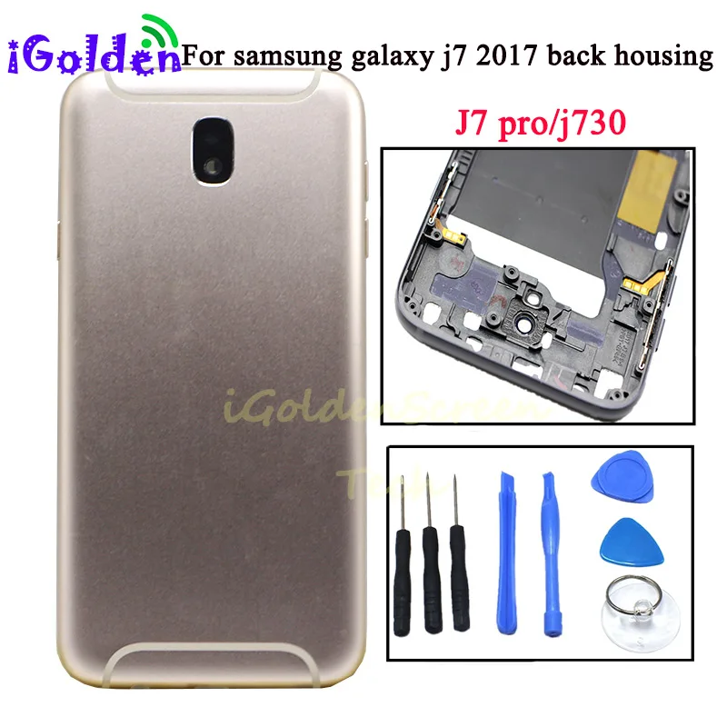 Задняя крышка аккумулятора KINCOP HH для Samsung Galaxy J7 2017 Pro J730 задняя корпуса