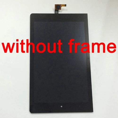 without frame ЖК-дисплей для lenovo Yoga Tablet 8 B6000 60044 сенсорный ЖК-B6000-f 60043 ЖК-дисплей панель сенсорный экран дигитайзер сенсор сборка - Цвет: without frame