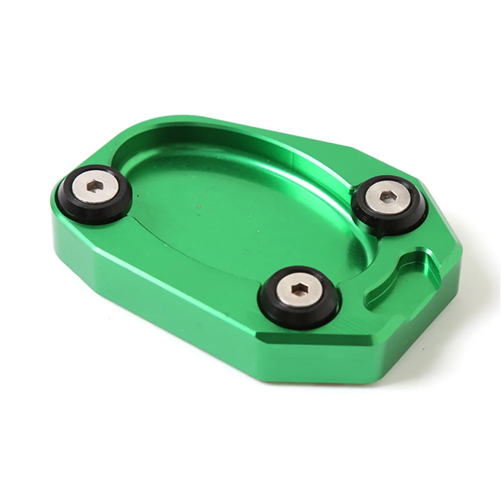 Зеленый CNC подножка боковая подставка увеличитель расширение подставки для Kawasaki Z1000 Z1000SX ZX10R VERSYS 650 ER6N ER6F NINJA 650R ZX6R - Цвет: Зеленый