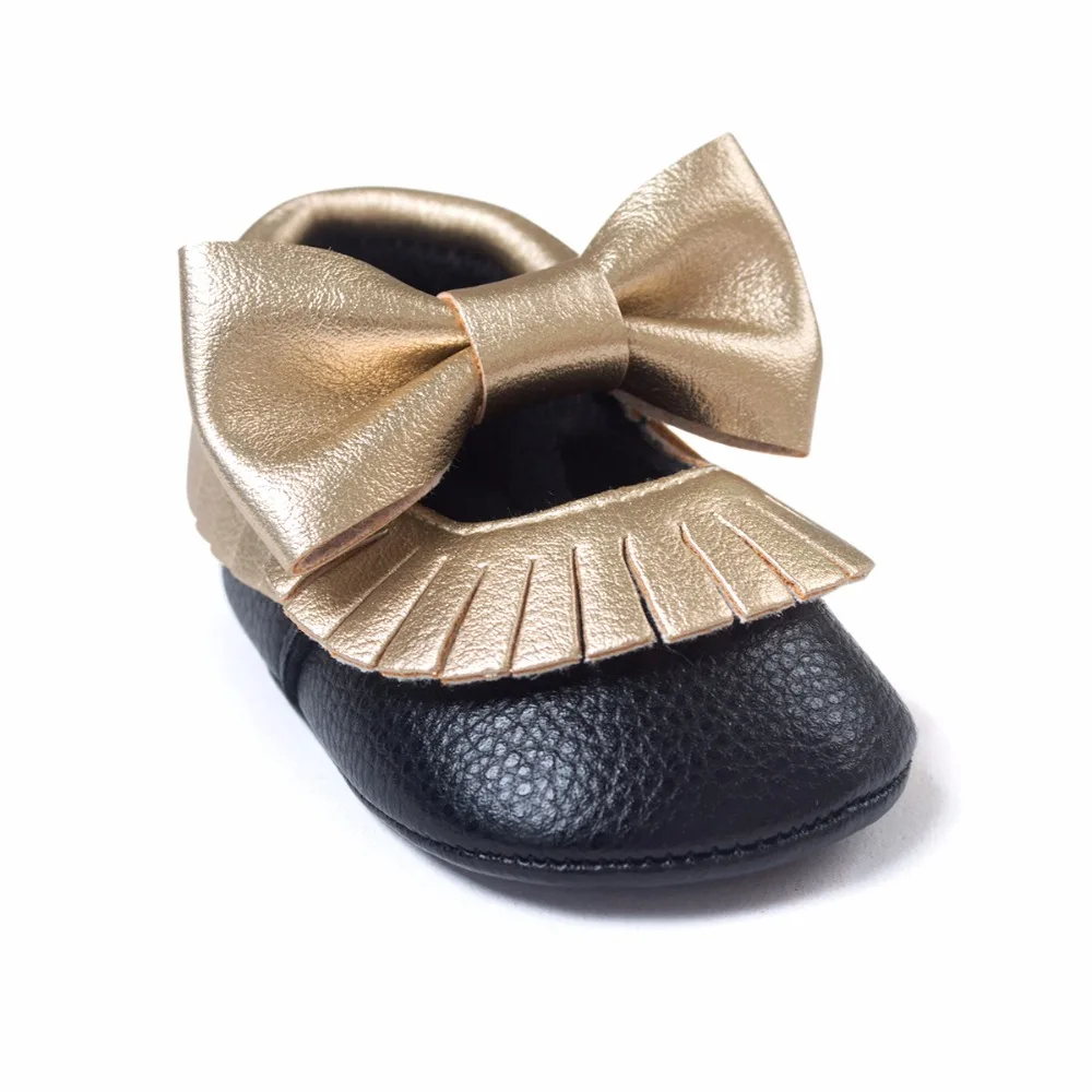 Новинка Бантик с кисточкой Детская обувь ручной работы Обувь для маленьких