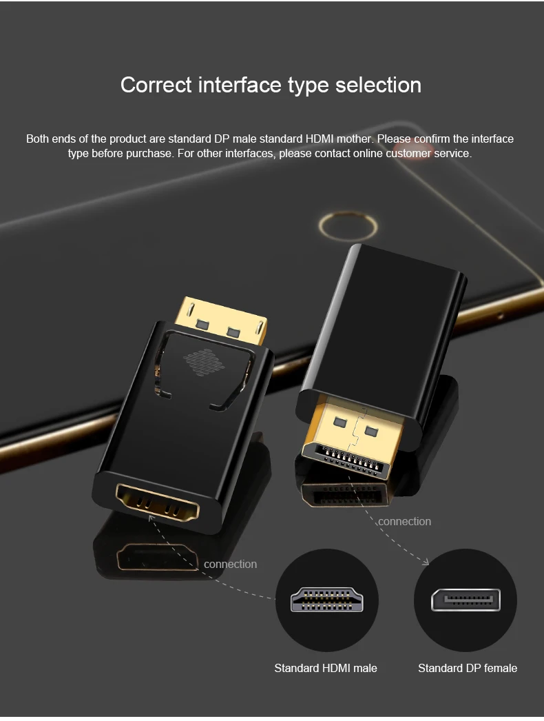 Дисплей порт к HDMI адаптер конвертер Дисплей порт мужской DP к HDMI Женский HD ТВ кабель адаптер видео аудио для ПК ТВ проектор