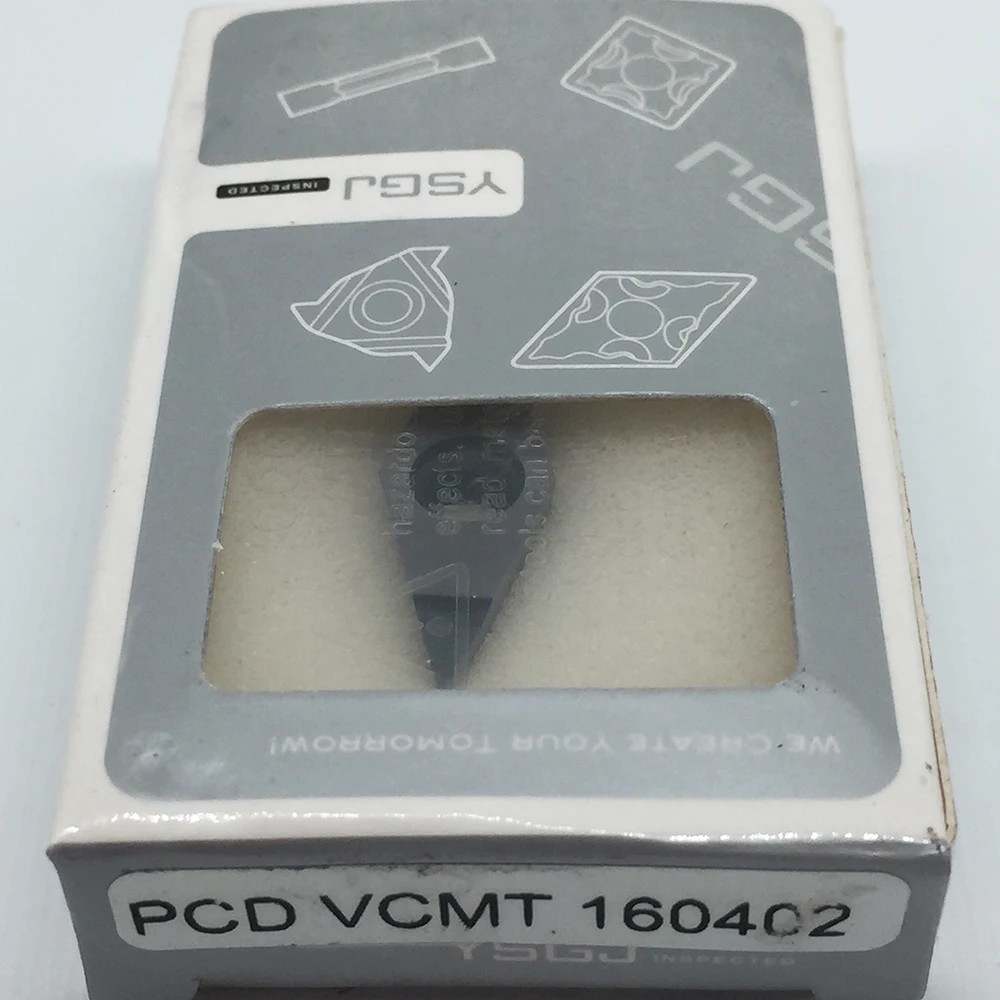 1 шт. VCMT160402 PCD вставные алмазные лезвия инструменты используемые для алюминиевых