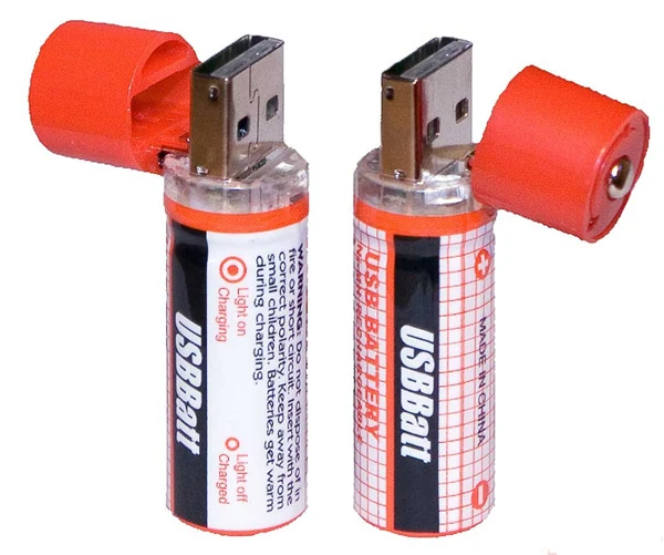 10 шт./лот 1 2 в 1450 мАч USB AA Аккумуляторная батарея Nimh аккумулятор со светодиодным