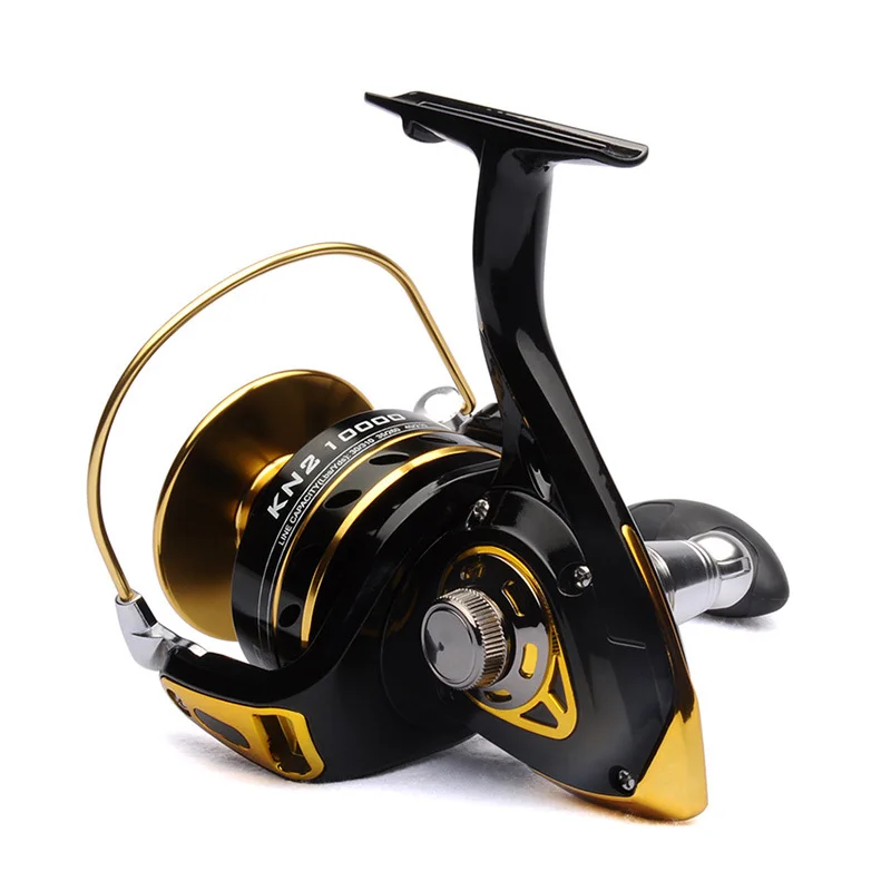 Большая игровая Рыболовная катушка спиннинговая 10000 11BB 4 2: 1 передний фрикцион BANDO