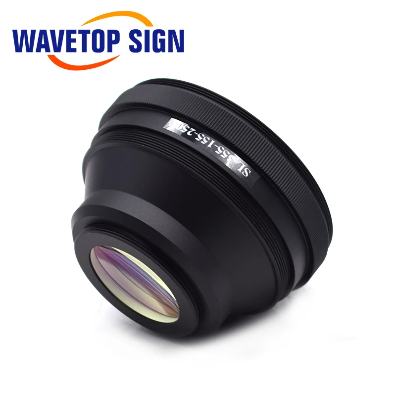 WaveTopSign Ronar-Smith 355nm F-Theta УФ лазерное сканирование линзы сканирующее поле 60x60/105x105/155x155/180x180 мм Использование для УФ-лазера 355nm