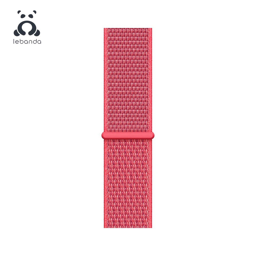 Hibiscus Lebanda Sport loop для apple watch 5, 4, 3, 2, 1, ремешок для iwatch 38, 40, 42, 44 мм, тканый нейлоновый ремешок, Аляска, синий - Цвет ремешка: Hibiscus