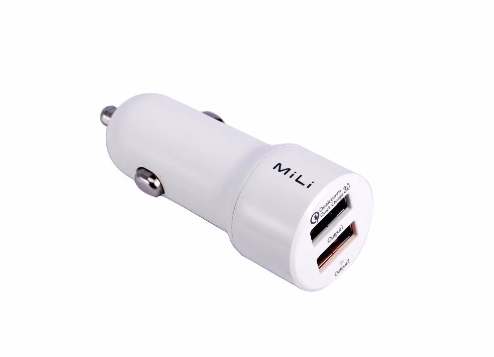 Автомобильное зарядное устройство Moveski QC3.0 быстрое 2 порта USB автомобильное для